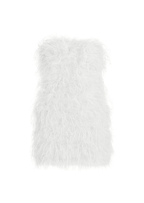 Feathered Mini Frock