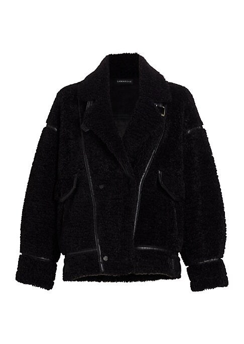 Cozy Faux Leather Jacket