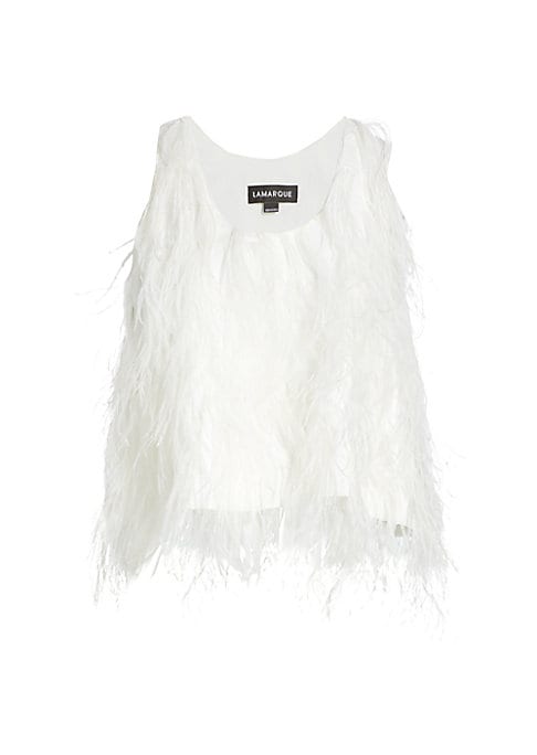 Feathered Elegance Top