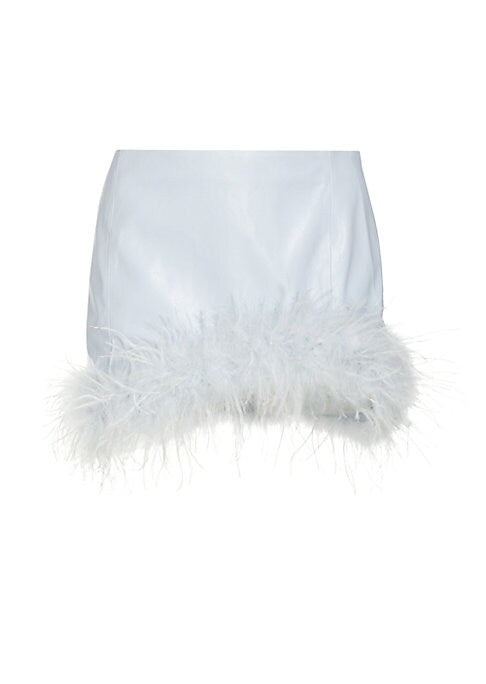 Feather Luxe Miniskirt