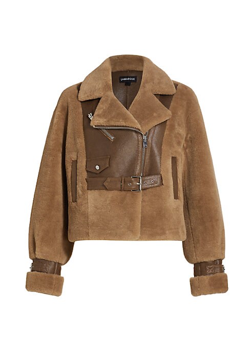 Faux Fur Moto Jacket
