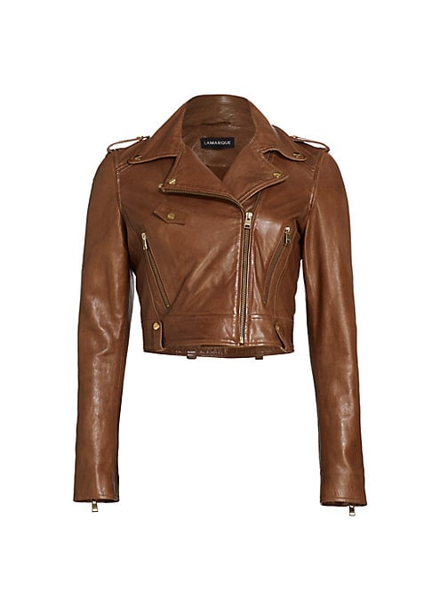 Luxe Biker Leather Jacket