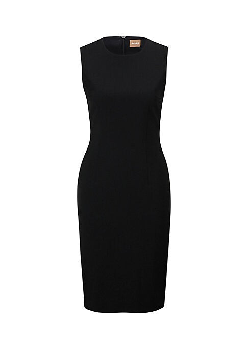 Effortless Wool Shift Dress