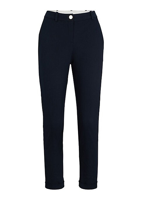 Chic Stretch Twill Trousers