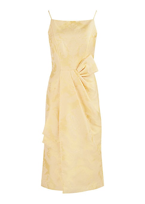 Elegant Draped Midi Dress