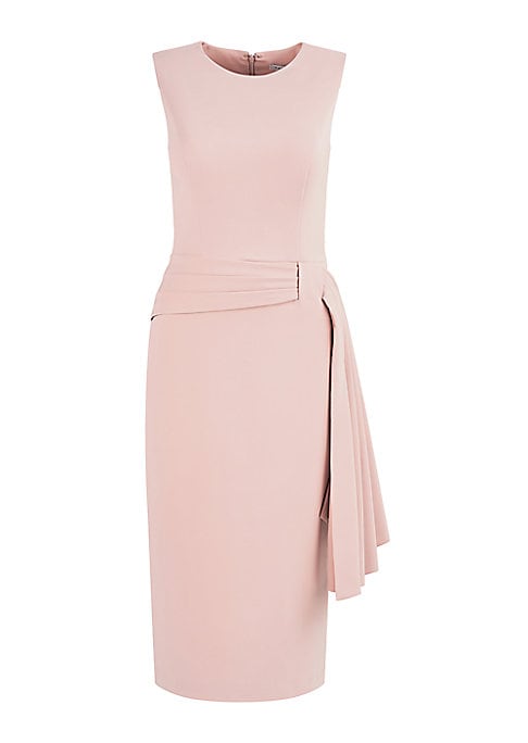 Draped Jewel Midi Dress