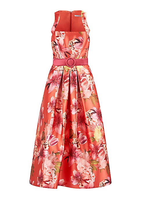 Floral Elegance Midi Dress