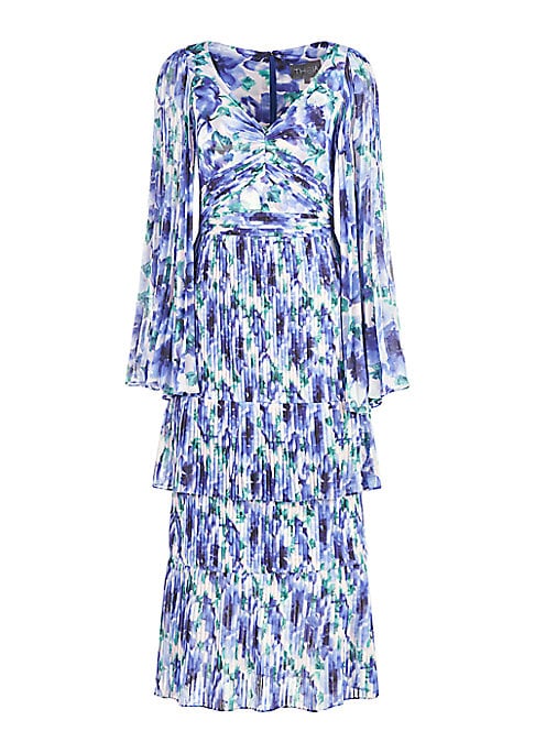 Floral Tiered Midi Dress