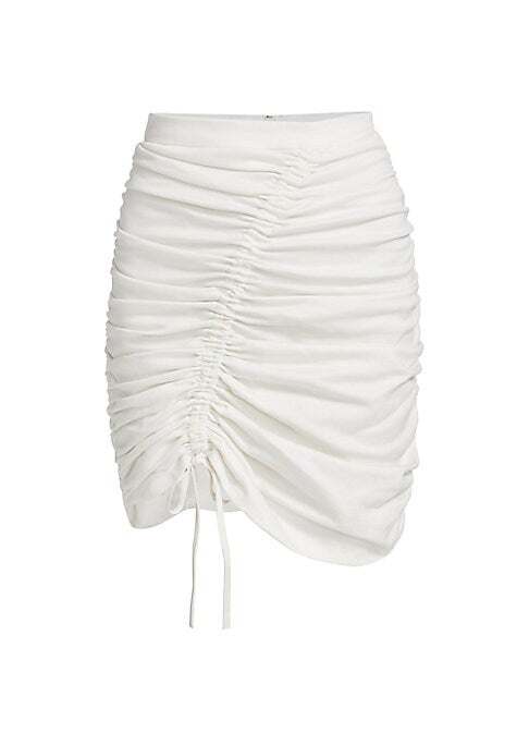 Ruched Drawstring Skirt