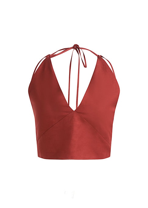Chic Tie-Back Crop Top