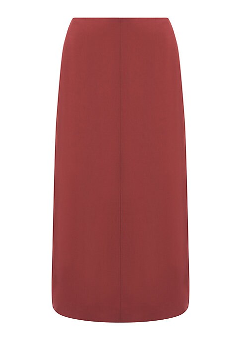 Chic High-Rise Midi Skirt