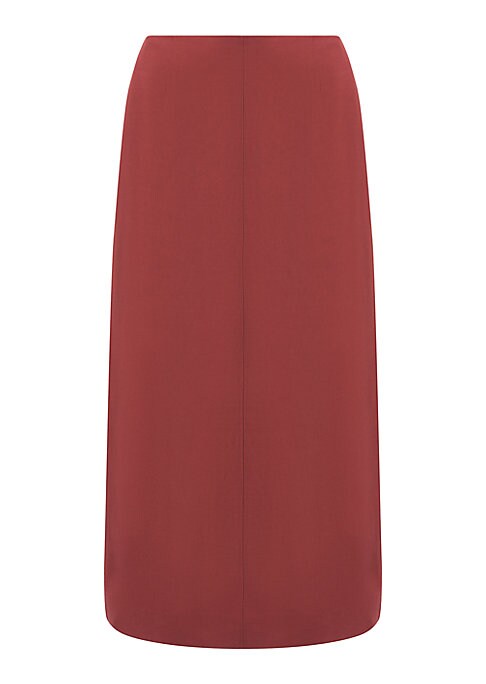 Chic High-Rise Midi Skirt