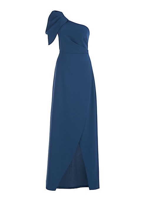 Draped One-Shoulder Elegance