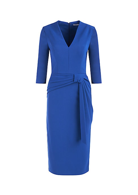 Chic Pleated Midi Dress