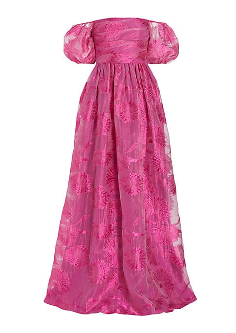 Puff Sleeve Elegance Gown