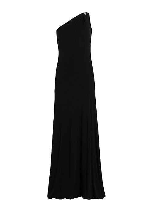 Elegant One-Sided Gown