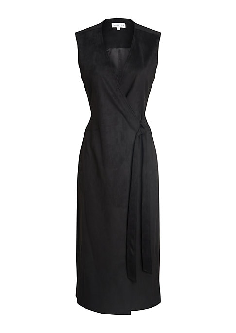 Chic Faux Wrap Dress
