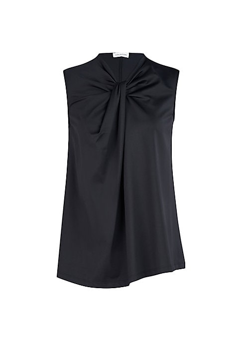 Draped Neck Jersey Top