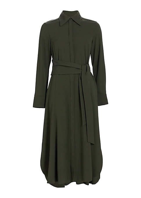 Chic Midi Shirt Dress