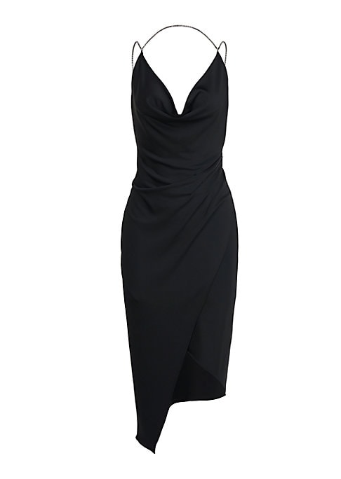 Chic Asymmetric Chain Dress