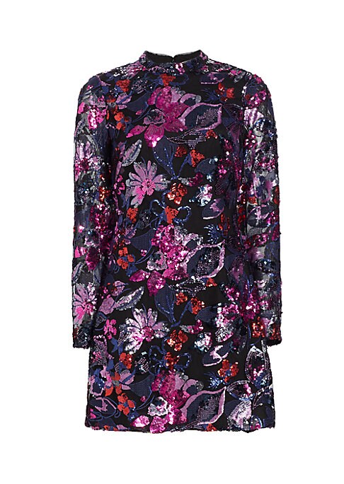 Floral Sequin Glimmer Dress