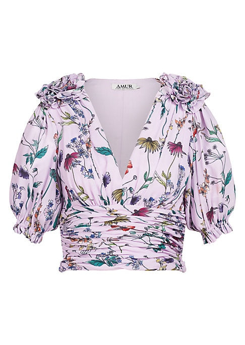Floral Ruffle Delight Top