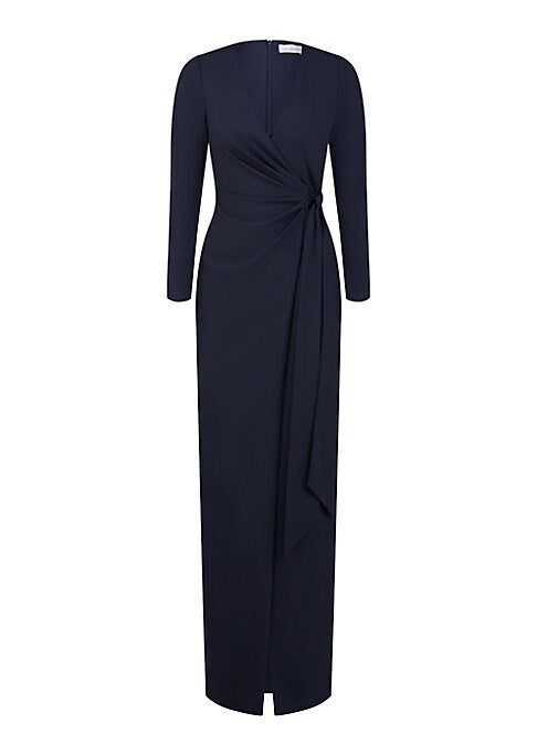 Elegant Wrap Gown