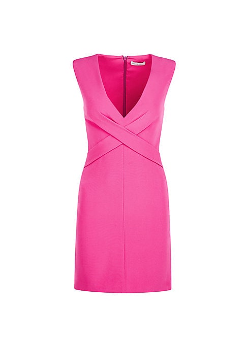 Vibrant V-Neck Mini Dress