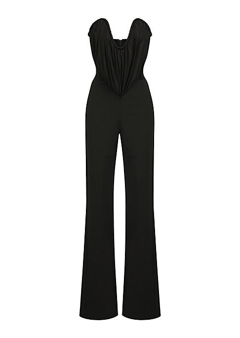 Ruched Corset Jumpsuit