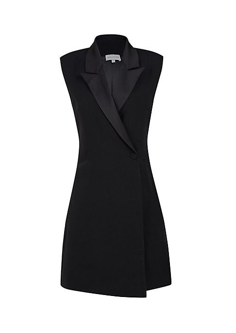 Chic Crepe Blazer Dress
