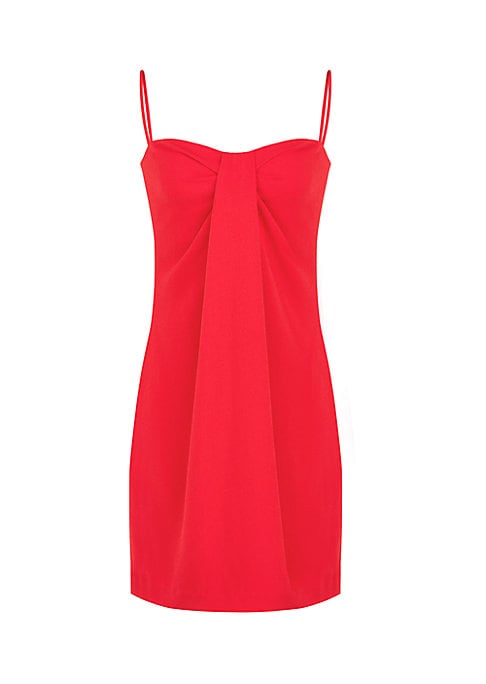 Draped Sweetheart Minidress