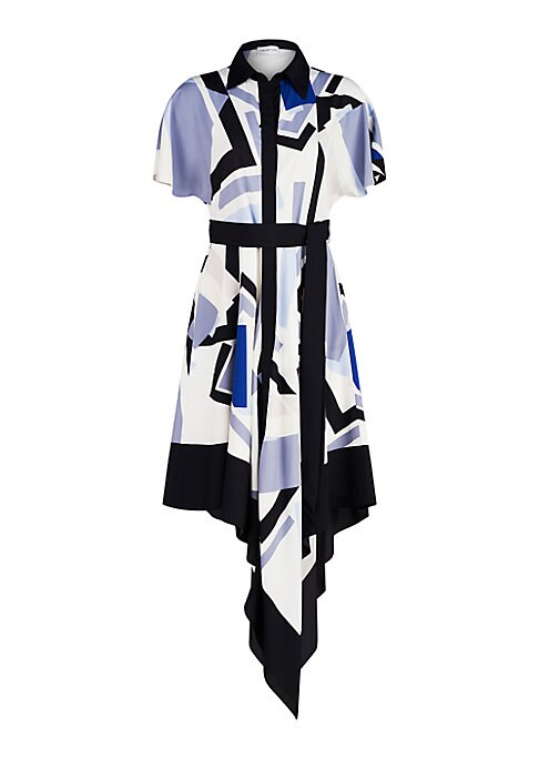 Geometric Midi Dress Delight