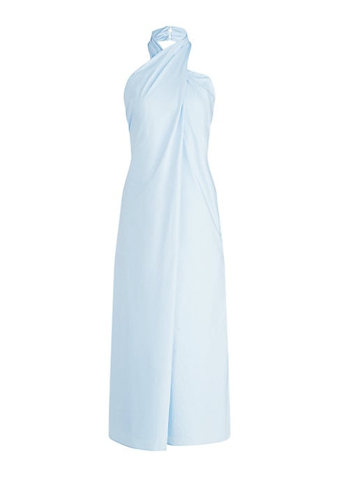 Chic Crossover Midi Dress