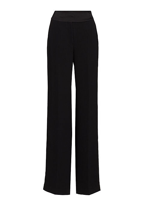 Chic Satin Waist Pants