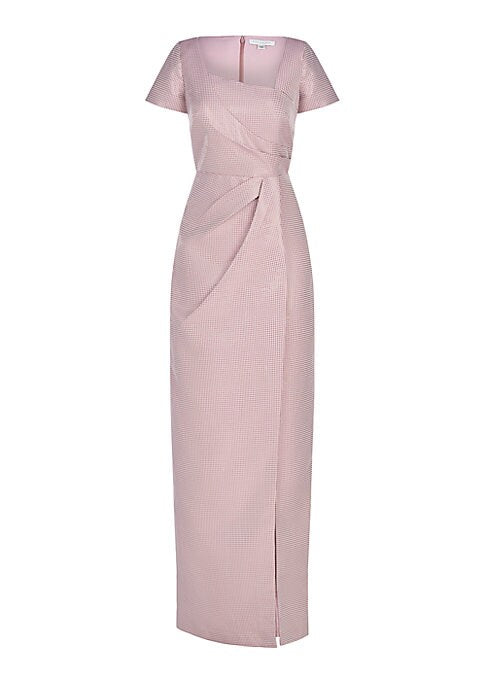 Metallic Asymmetric Elegance Dress