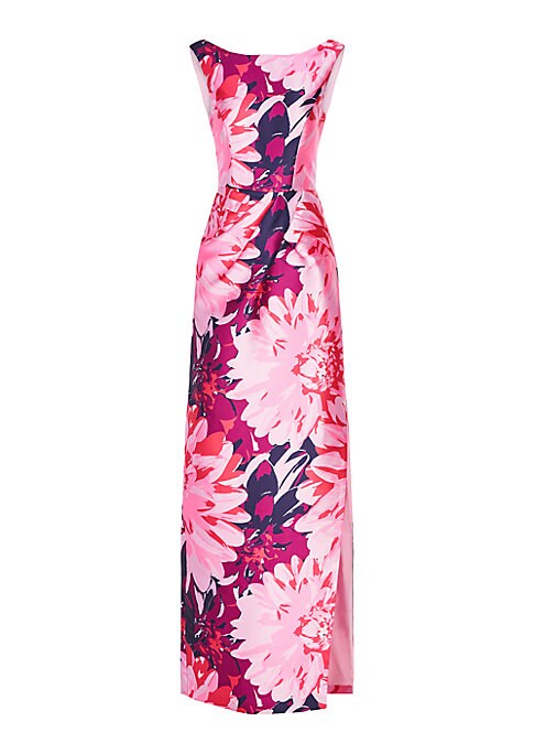 Charming Floral Column Dress