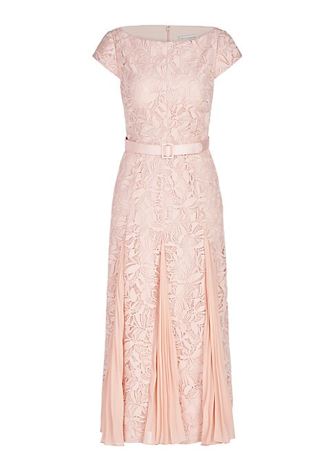 Floral Lace Midi Dress