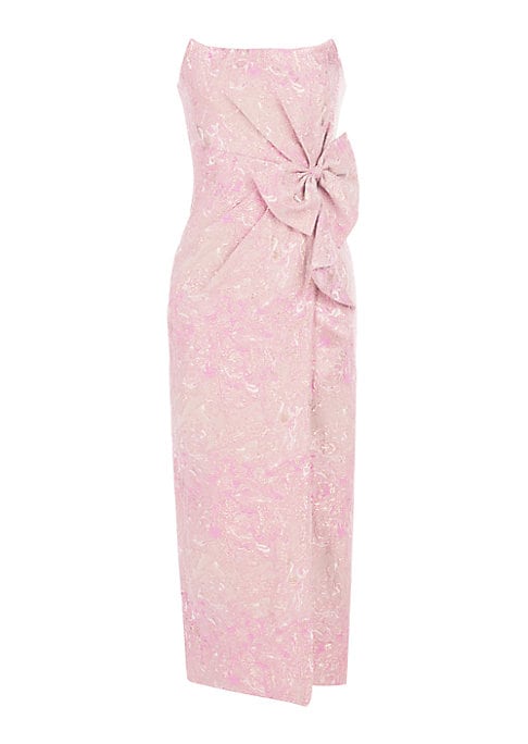 Chic Bow Midi Dress