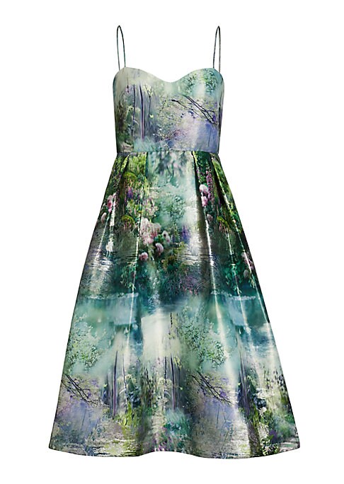 Chic Shimmer Midi Dress