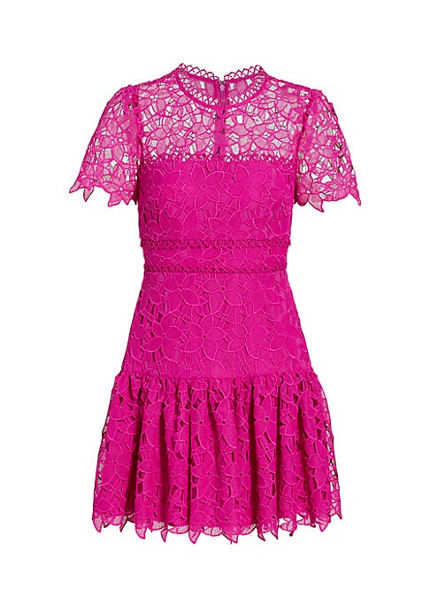 Floral Lace Tiered Dress