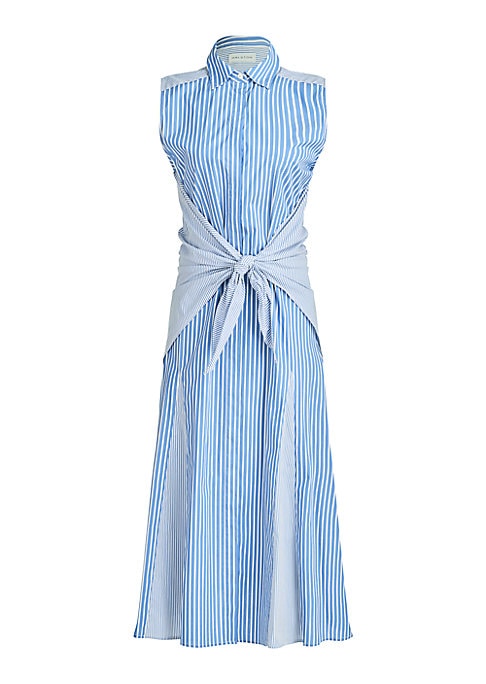 Chic Striped Midi Dress