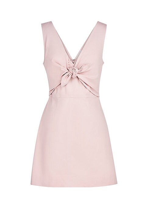 Twist-Front A-Line Dress