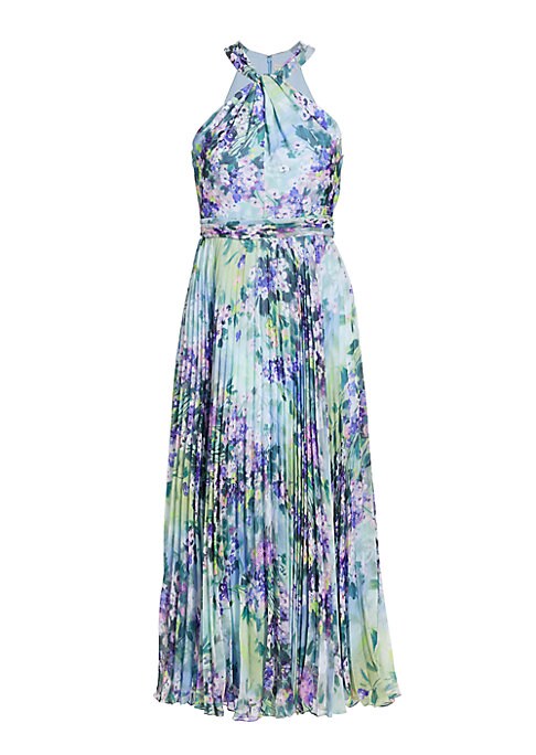Chic Pleated Midi Dress