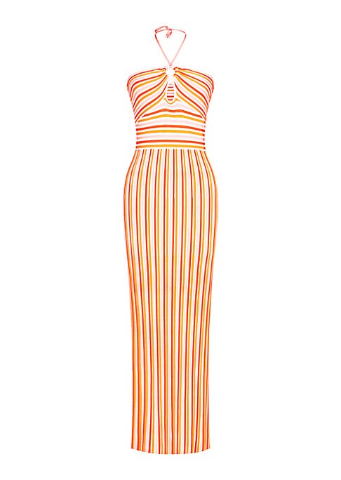Striped Breezy Midi Dress