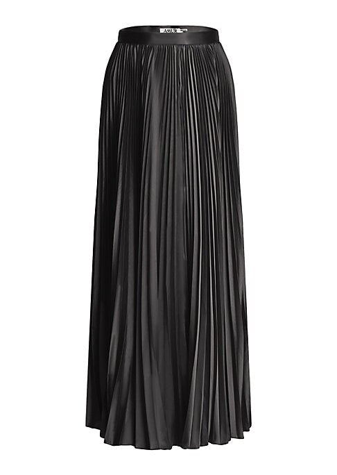 Chic Satin A-Line Skirt
