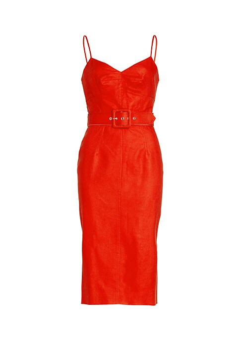 Chic Belted Sheath Dress