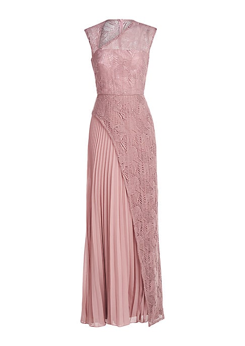 Lace Asymmetric Elegance Gown