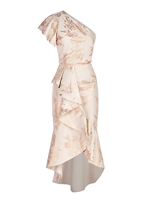 Ruffled Elegance Midi Dress