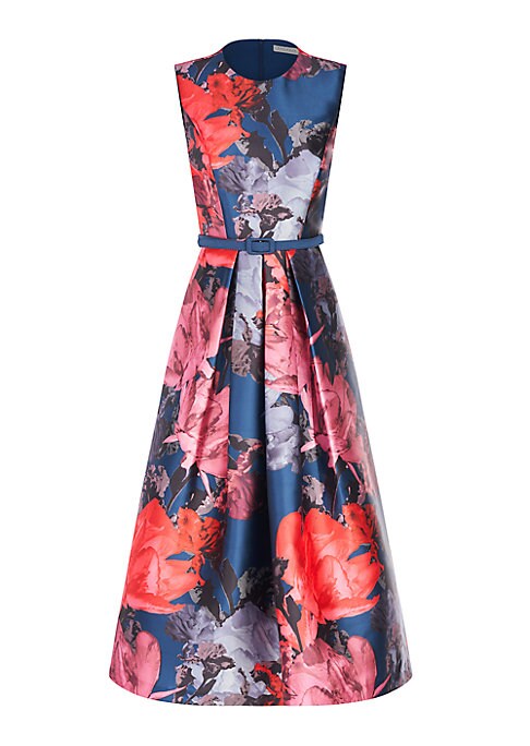 Floral Flair Midi Dress
