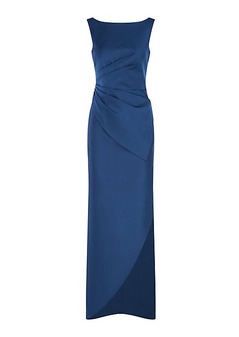 Draped Elegance Column Dress